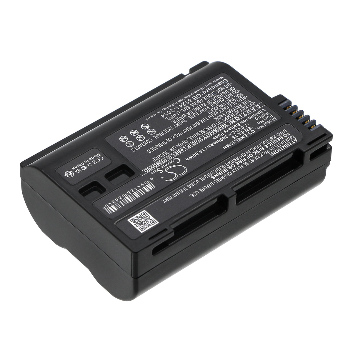 Replacement Battery for NiKon Coolpix D7000 – Camera – 2000mAh / 7V