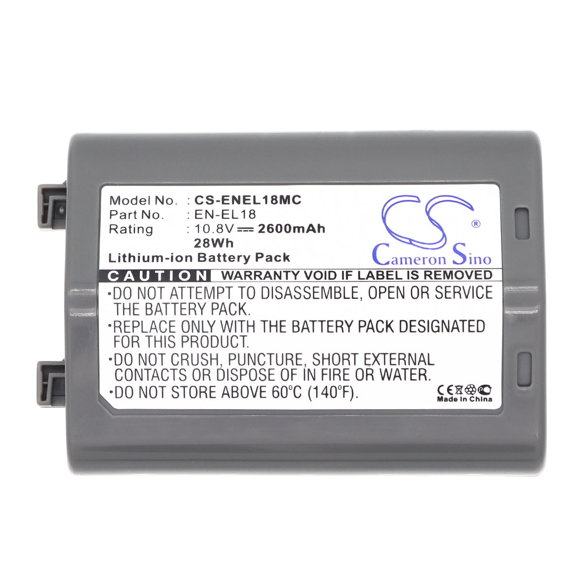 Replacement Battery for NiKon D4 DSLR – Camera – 2600mAh / 10.8V