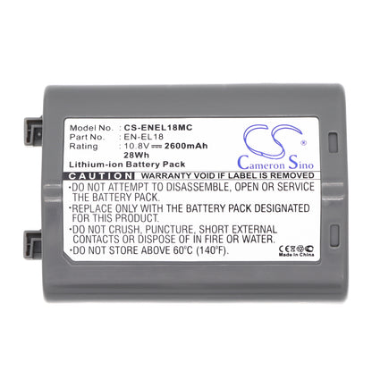 Replacement Battery for NiKon D4 DSLR – Camera – 2600mAh / 10.8V