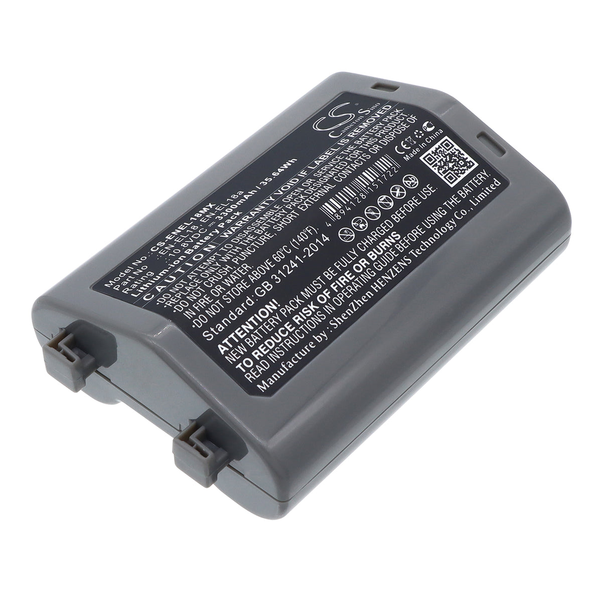 Replacement Battery for NiKon D4 DSLR – Camera – 3300mAh / 10.8V