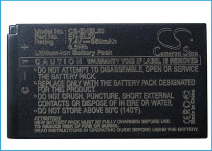 Replacement Battery for Blackmagic Design  Pocket Cinema Camera – Camera – 850mAh / 6.29Wh / 7.4V