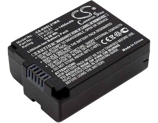 Replacement Battery for NiKon 1 V2 – Camera – 1400mAh / 7.4V