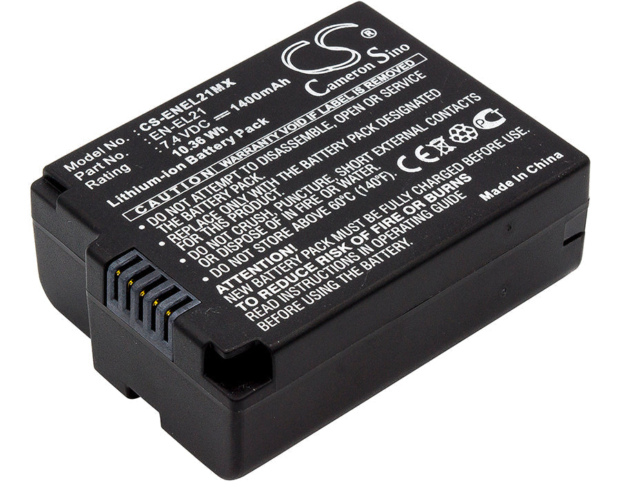 Replacement Battery for Nikon  1 V2 – Camera – 1400mAh / 10.36Wh / 7.4V