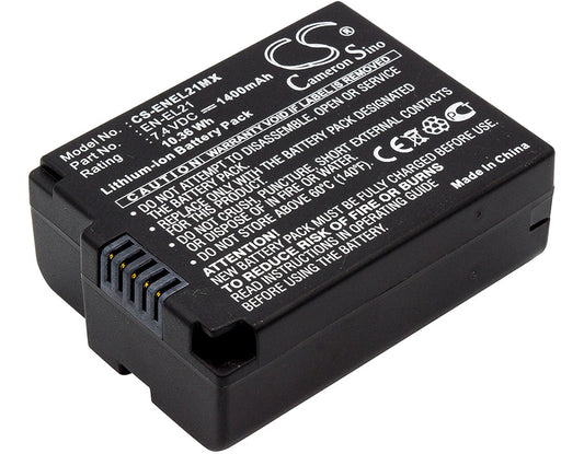 Replacement Battery for Nikon  1 V2 – Camera – 1400mAh / 10.36Wh / 7.4V