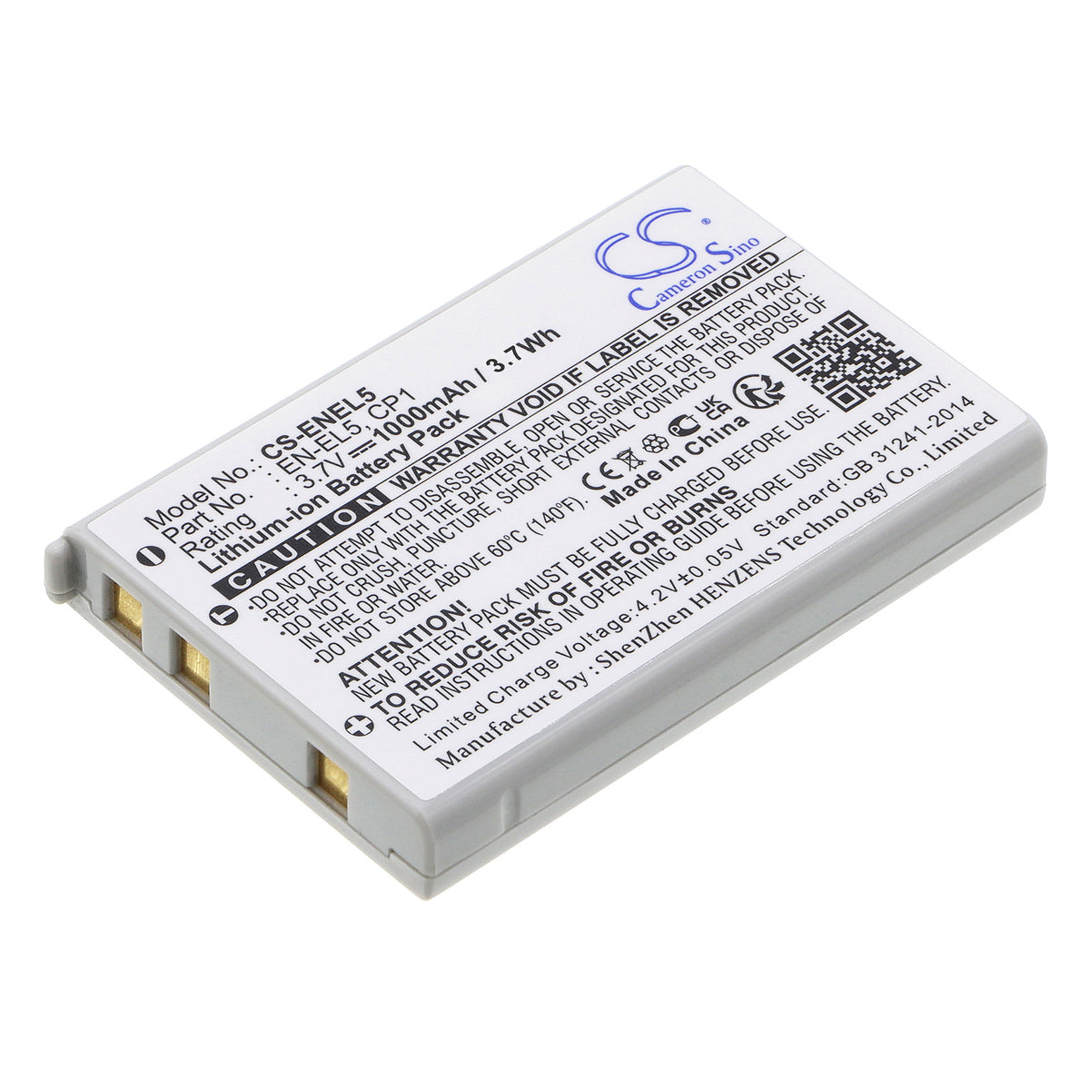 Replacement Battery for NiKon | KLICKTEL Coolpix 3700 – Camera – 1000mAh / 3.7V