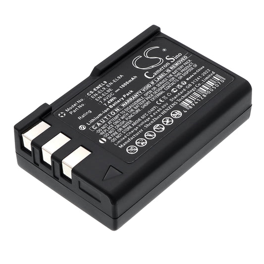 Replacement Battery for NiKon DSLR-D40 – Camera – 1000mAh / 7.4V