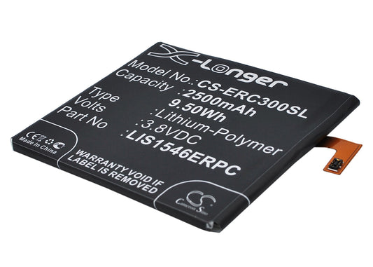 Replacement Battery for Sony Ericsson Xperia T3 – Mobile, SmartPhone – 2500mAh / 3.8V