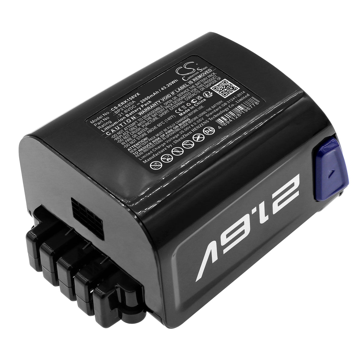 Replacement Battery for Media | Eureka P3 – Vacuum – 2000mAh / 21.6V