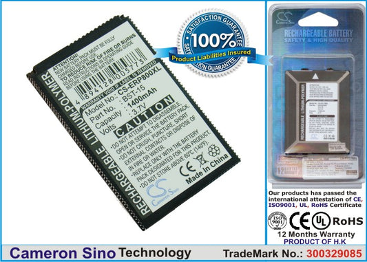 Replacement Battery for Sony Ericsson P800 – Mobile, SmartPhone – 1400mAh / 3.7V