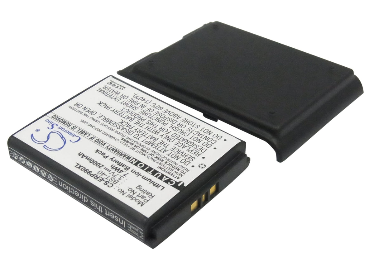 Replacement Battery for Sony Ericsson P1 – Mobile, SmartPhone – 2200mAh / 3.7V