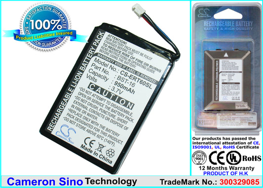 Replacement Battery for Sony Ericsson T60 – Mobile, SmartPhone – 950mAh / 3.7V