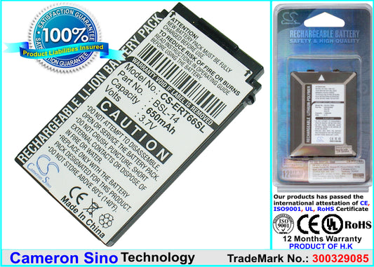 Replacement Battery for Sony Ericsson T600 – Mobile, SmartPhone – 650mAh / 3.7V