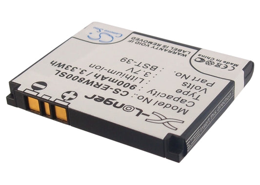 Replacement Battery for Sony Ericsson W910i – Mobile, SmartPhone – 900mAh / 3.7V