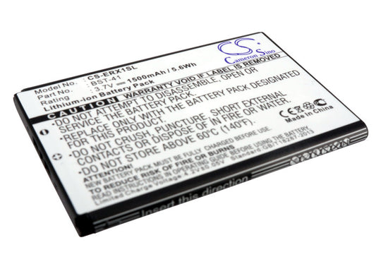 Replacement Battery for Sony Ericsson | Sony | NTT DoCoMo Xperia X1 – Mobile, SmartPhone – 1500mAh / 3.7V