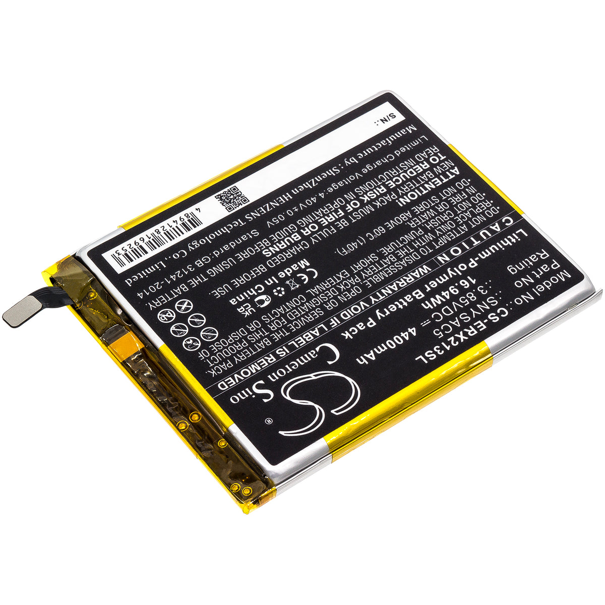 Replacement Battery for Sony Xperia 10 III 5G – Mobile, SmartPhone – 4400mAh / 3.85V
