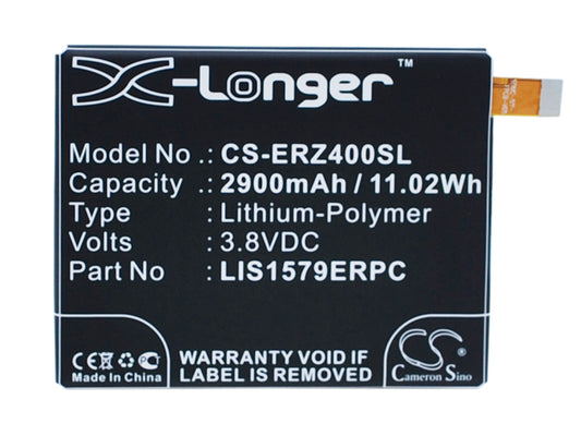 Replacement Battery for Sony Ericsson Xperia Z4 – Mobile, SmartPhone – 2900mAh / 3.8V