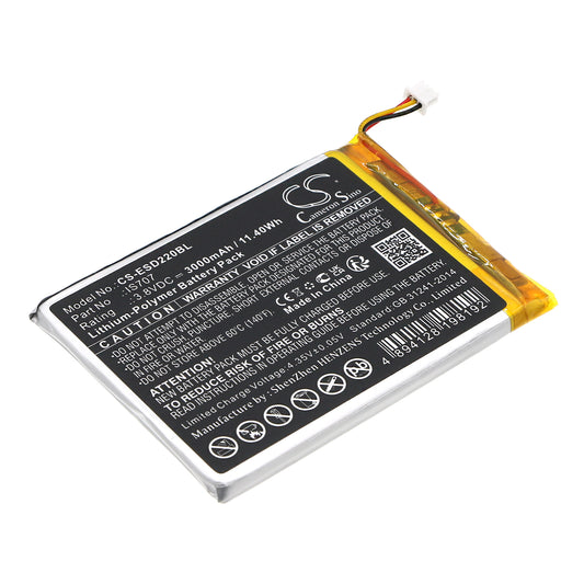 Replacement Battery for Eservice Smart D220 – Payment Terminal – 3000mAh / 3.8V