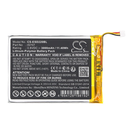 Replacement Battery for Eservice Smart D220 – Payment Terminal – 3000mAh / 3.8V