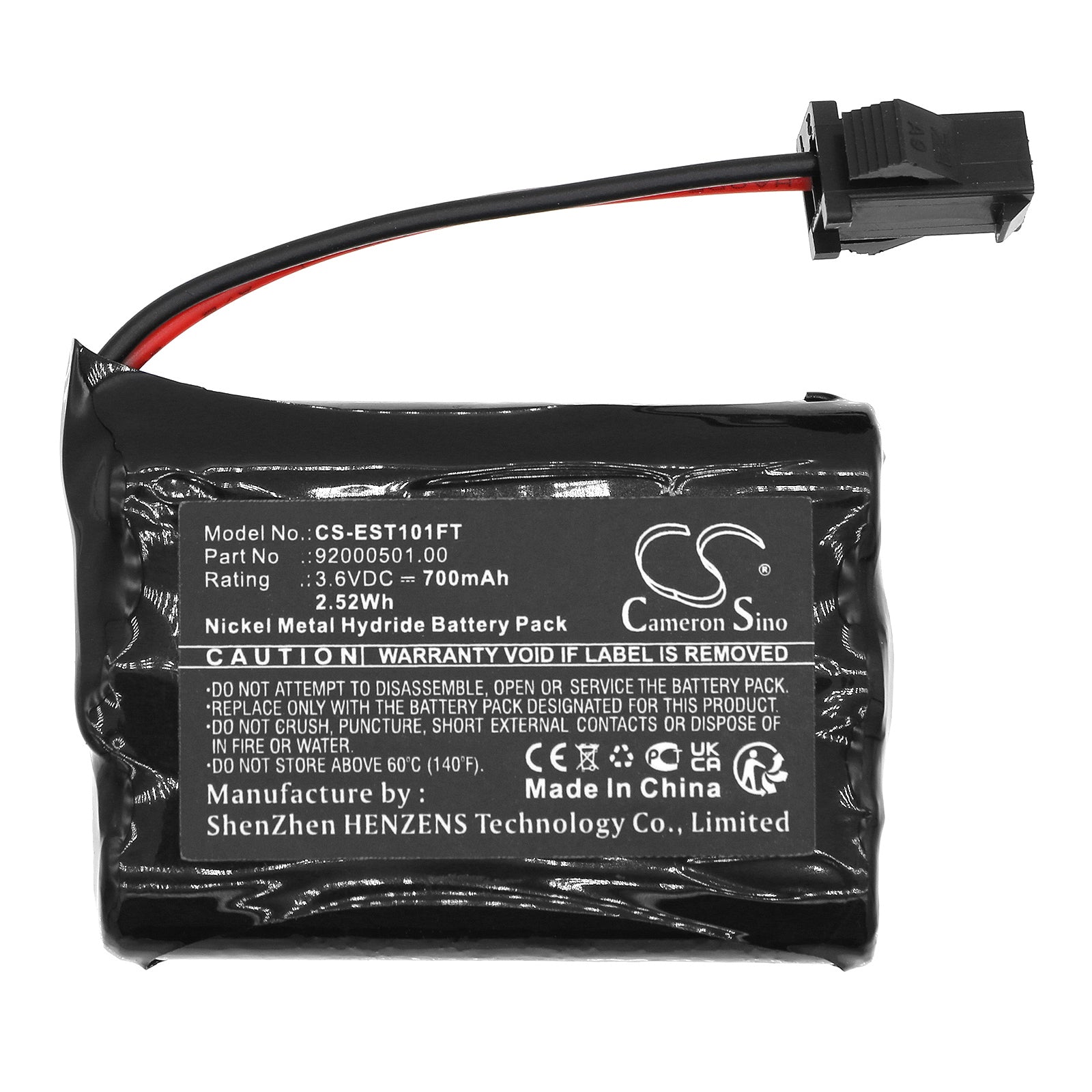 Replacement Battery for Esotec 901010 – Solar Battery – 700mAh / 3.6V - image 3