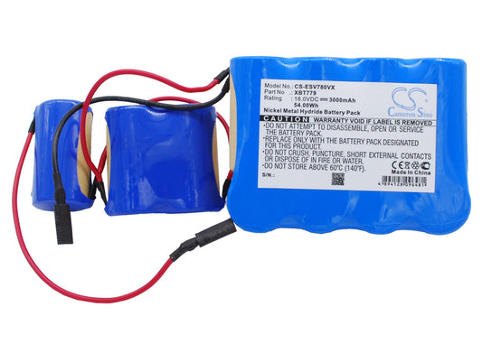 Replacement Battery for Euro Pro | Shark SV780 – Vacuum – 3000mAh / 18V