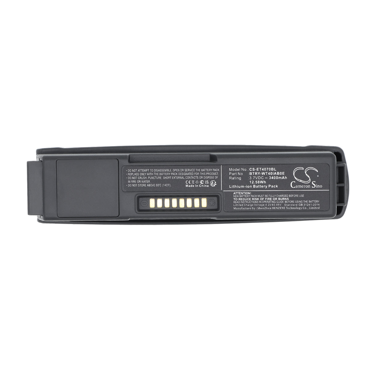 Replacement Battery for Symbol | Zebra WT4000 – Barcode Scanner – 3400mAh / 3.7V