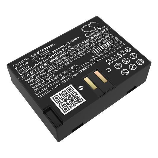 Replacement Battery for Eartec ComStar Wireless Headsets – Wireless Headset – 950mAh / 3.7V