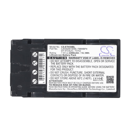 Replacement Battery for Fujitsu | Intermec | Epson | Antares Stylistic 500 – Barcode Scanner – 2200mAh / 7.4V