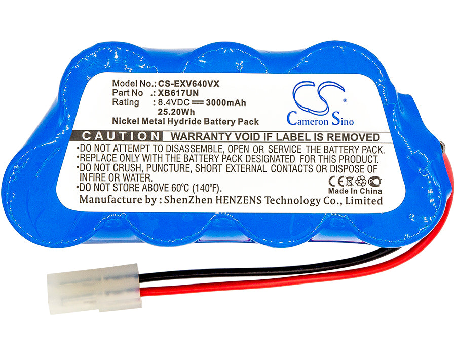 Replacement Battery for Shark | Euro Pro | Domo UV615 – Vacuum – 3000mAh / 8.4V