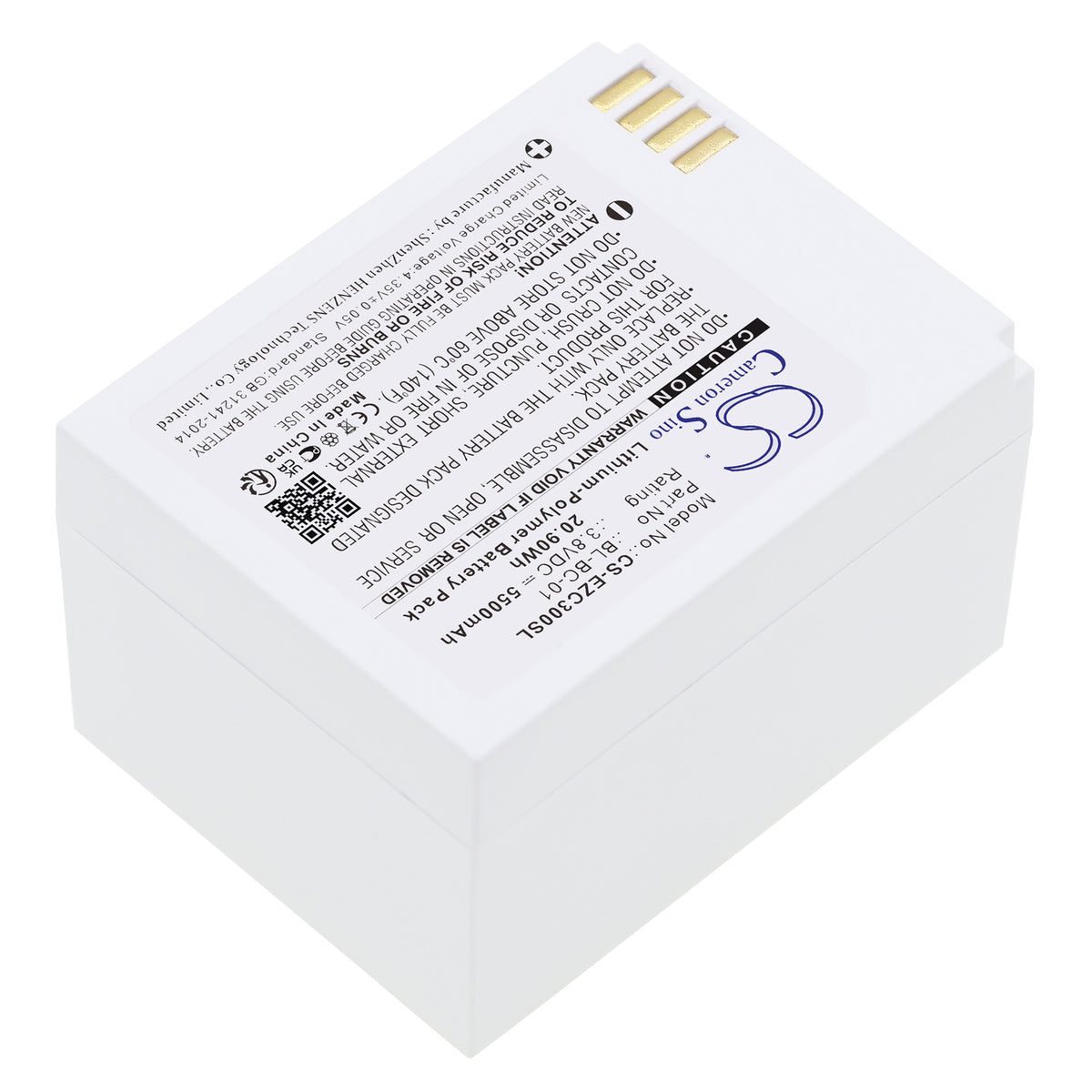 Replacement Battery for Ezviz C3A – Home Security Camera – 5500mAh / 3.8V