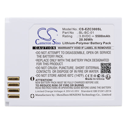 Replacement Battery for Ezviz C3A – Home Security Camera – 5500mAh / 3.8V