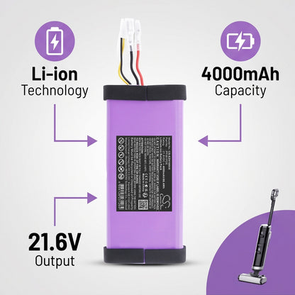 Replacement Battery for EZVIZ CS-RH1 – Vacuum – 4000mAh / 21.6V