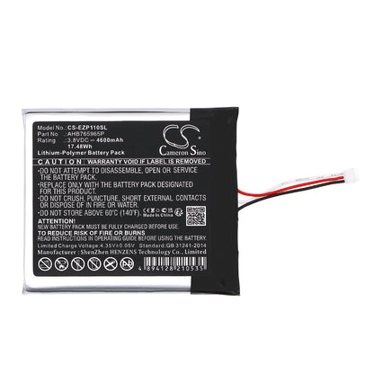 Replacement Battery for Ezviz CS-DP1C-4A1WPFBSR – Home Security Camera – 4600mAh / 3.8V