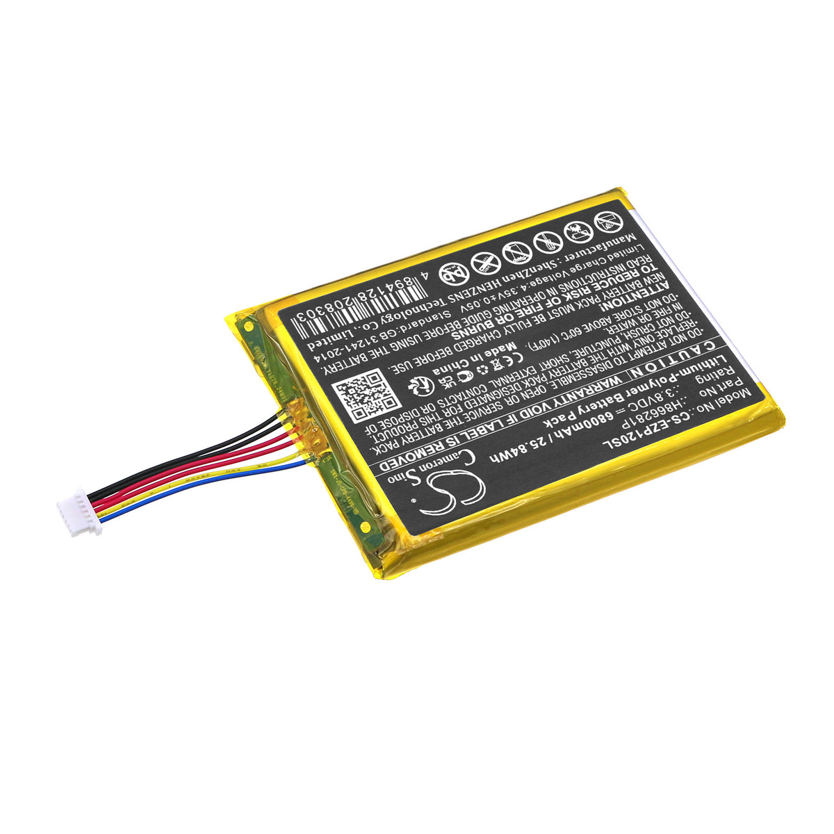 Replacement Battery for Ezviz DP1S – Home Security Camera – 6800mAh / 3.8V