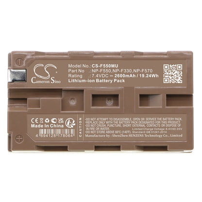 Replacement Battery for Hitachi | Grundig | Aputure | Yongnuo | Blaupunkt | Mitoya | Feelworld | CAME-TV | ProAm USA | NiKon | Blackmagic Design | Pan