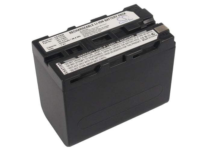 Replacement Battery for Video Devices  4K recording monitors – Equipment, Survey, Test – 6600mAh / 48.84Wh / 7.4V