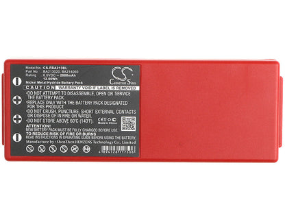 Replacement Battery for Liebherr  Funkst – Crane Remote Control – 2000mAh / 12.00Wh / 6.0V