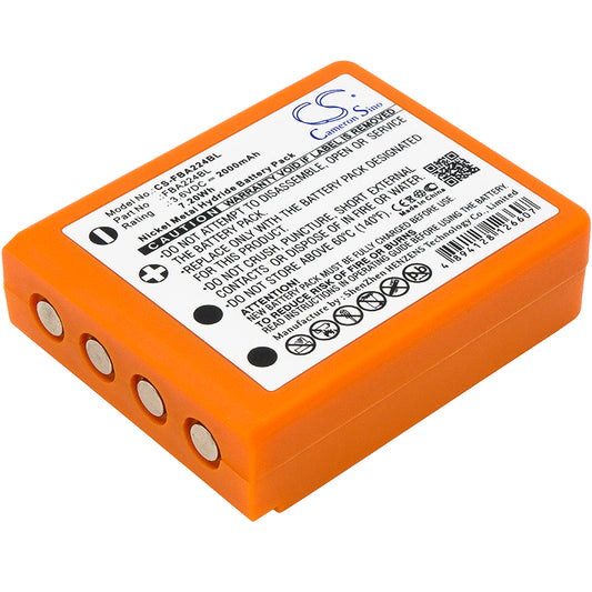 Replacement Battery for HBC Radiomatic Quadrix – Crane Remote Control – 2000mAh / 3.6V
