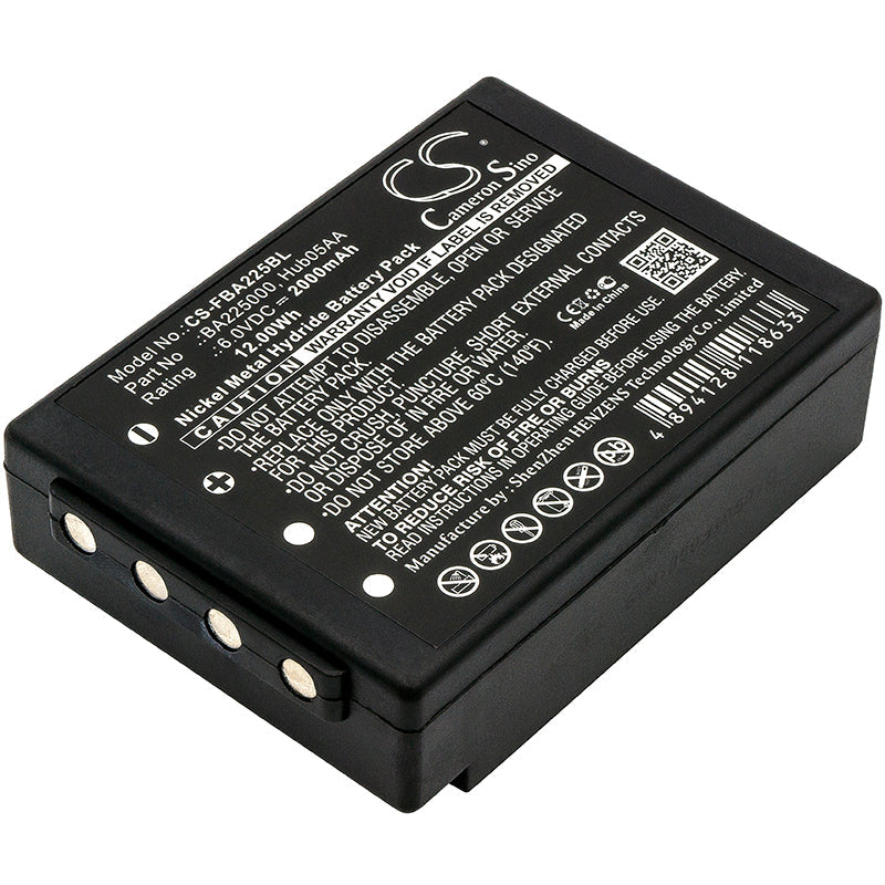 Replacement Battery for HBC  FBFUB09N – Crane Remote Control – 2000mAh / 12.0Wh / 6.0V