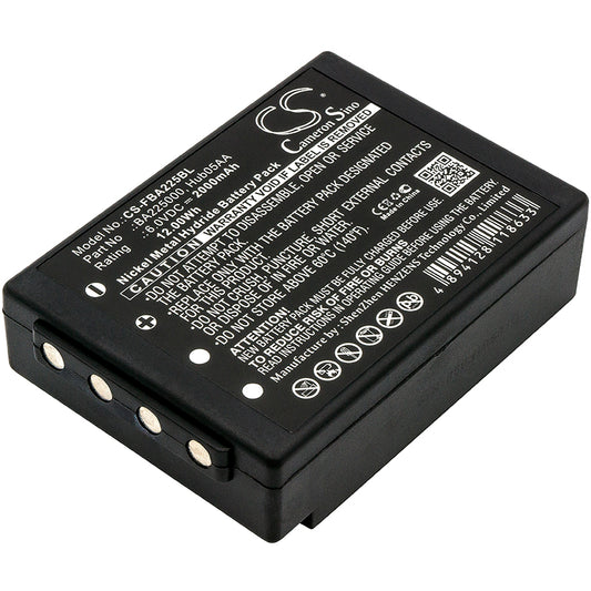 Replacement Battery for HBC Radiomatic Eco – Crane Remote Control – 2000mAh / 6V