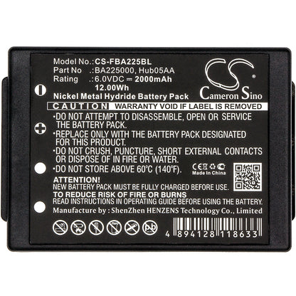 Replacement Battery for HBC Radiomatic Eco – Crane Remote Control – 2000mAh / 6V
