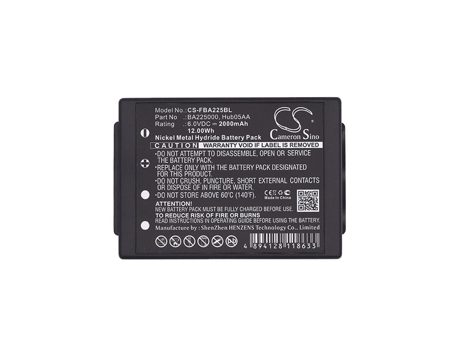 Replacement Battery for HBC  FBFUB09N – Crane Remote Control – 2000mAh / 12.0Wh / 6.0V