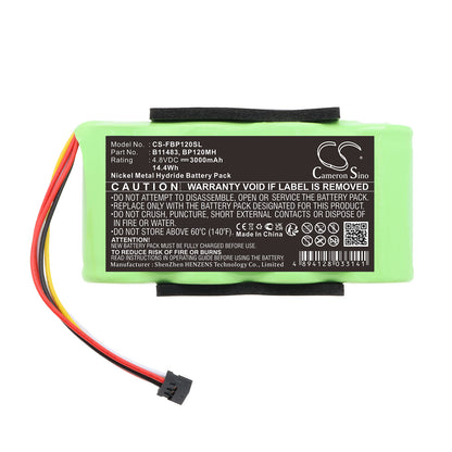 Replacement Battery for Fluke Scopemeter 120 – Equipment, Survey, Test – 3000mAh / 4.8V
