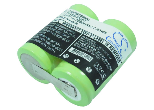 Replacement Battery for Fluke 474569 – Equipment, Survey, Test – 3000mAh / 2.4V