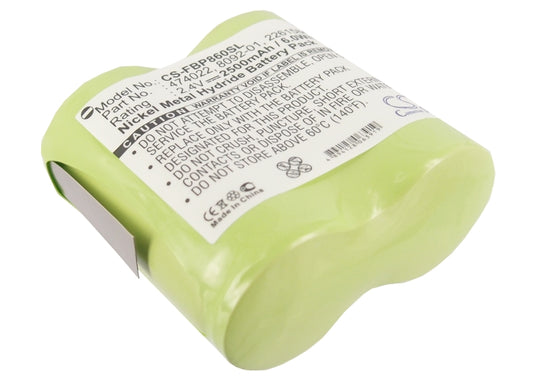 Replacement Battery for Fluke 8010 – Equipment, Survey, Test – 2500mAh / 2.4V