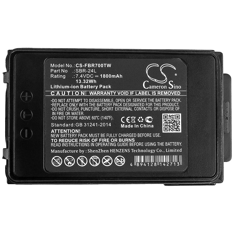 Replacement Battery for YAESU  FT-70D – Two-Way Radio – 1800mAh / 13.32Wh / 7.4V