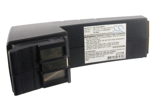 Replacement Battery for Festool CCD12 – Power Tool – 3300mAh / 12V