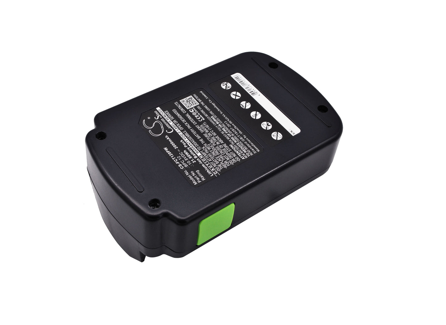 Replacement Battery for Festool T 12+3 – Power Tool – 2000mAh / 10.8V - image 2