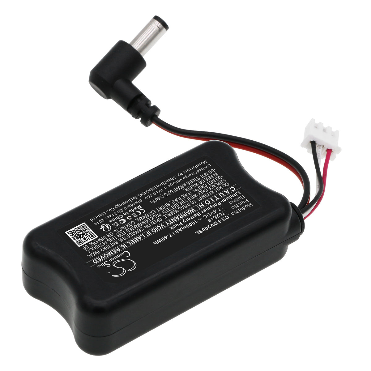 Replacement Battery for Fatshark Dominator V2 – VR – 1000mAh / 7.4V