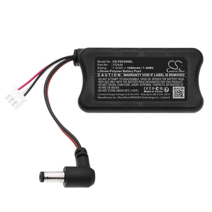 Replacement Battery for Fatshark Dominator V2 – VR – 1000mAh / 7.4V