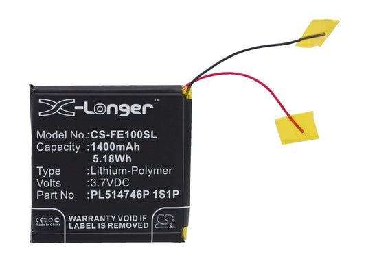 Replacement Battery for Fiio E10 – Amplifier – 1400mAh / 3.7V